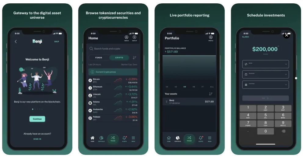Franklin Templeton'ın Benji uygulaması WisdomTree Connect için bir rakip. Kaynak Benji 0192066a b53c 71d1 908c c285a4d89b88