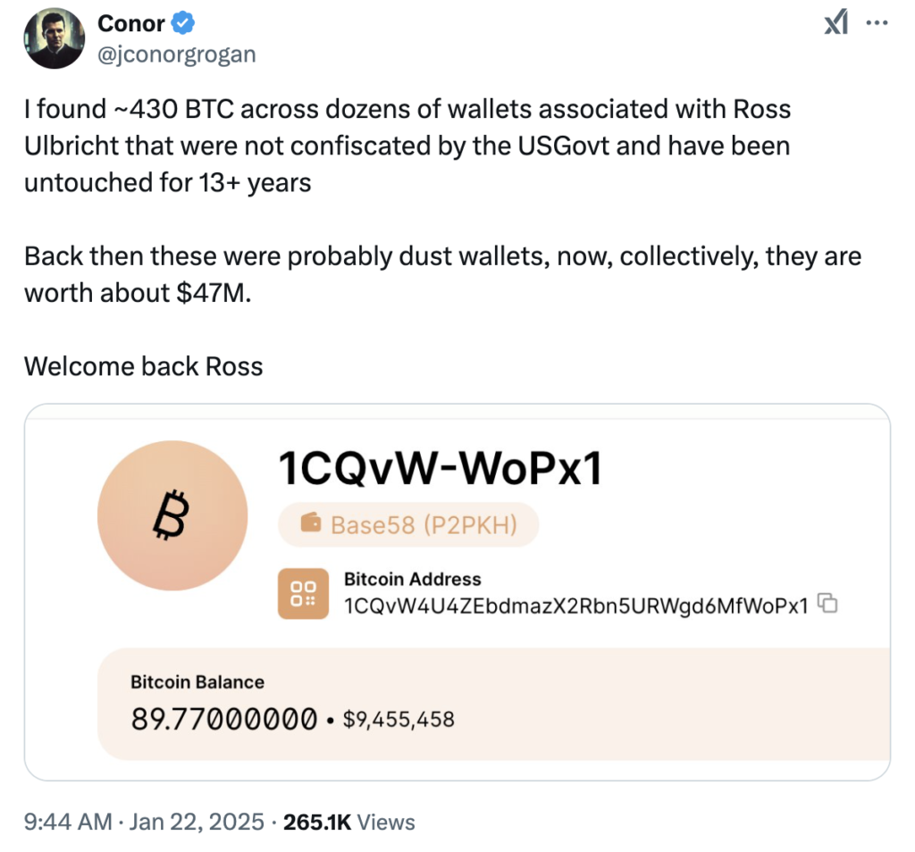 Kraken, 47 milyon dolarlık cüzdan söylentilerinin ortasında Ulbricht'e bağışları artırdı Kraken, 47 milyon dolarlık cüzdan söylentilerinin ortasında Ulbricht'e bağışları artırdı
