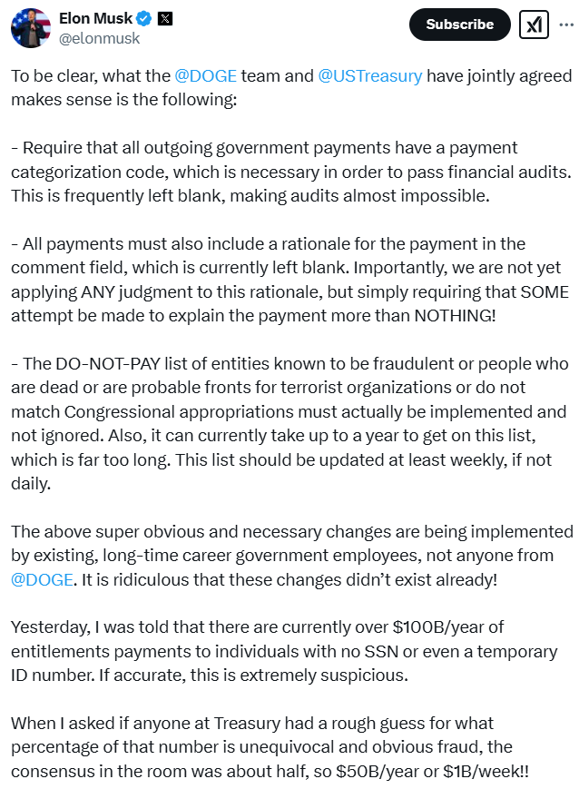 Coinbase CEO’su blokzincir tabanlı ABD Hazinesi çağrısı yaptı, DOGE milyarlar kazandı. Coinbase CEO’su blokzincir tabanlı ABD Hazinesi çağrısı yaptı, DOGE milyarlar kazandı.