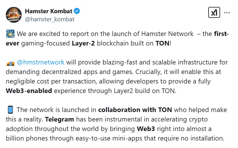 Hamster Kombat: “2. Sezon Bir Oyundan Daha Fazlası” Hamster Kombat: “2. Sezon Bir Oyundan Daha Fazlası”