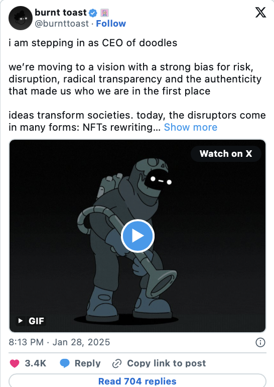 Doodles, Solana tokenini duyurdu; ‘sömürücü’ anlaşmalardan uzaklaşıyor Doodles, Solana tokenini duyurdu; ‘sömürücü’ anlaşmalardan uzaklaşıyor