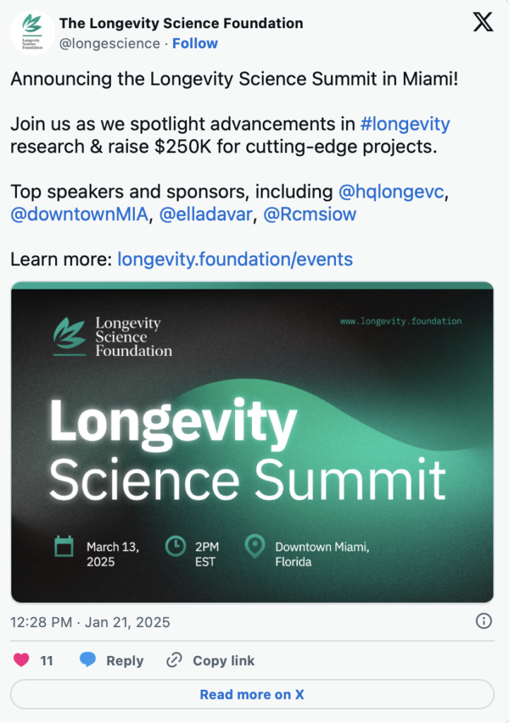 Uzmanlar, uzun ömür araştırmaları için Miami’de buluşacak Uzmanlar, uzun ömür araştırmaları için Miami’de buluşacak